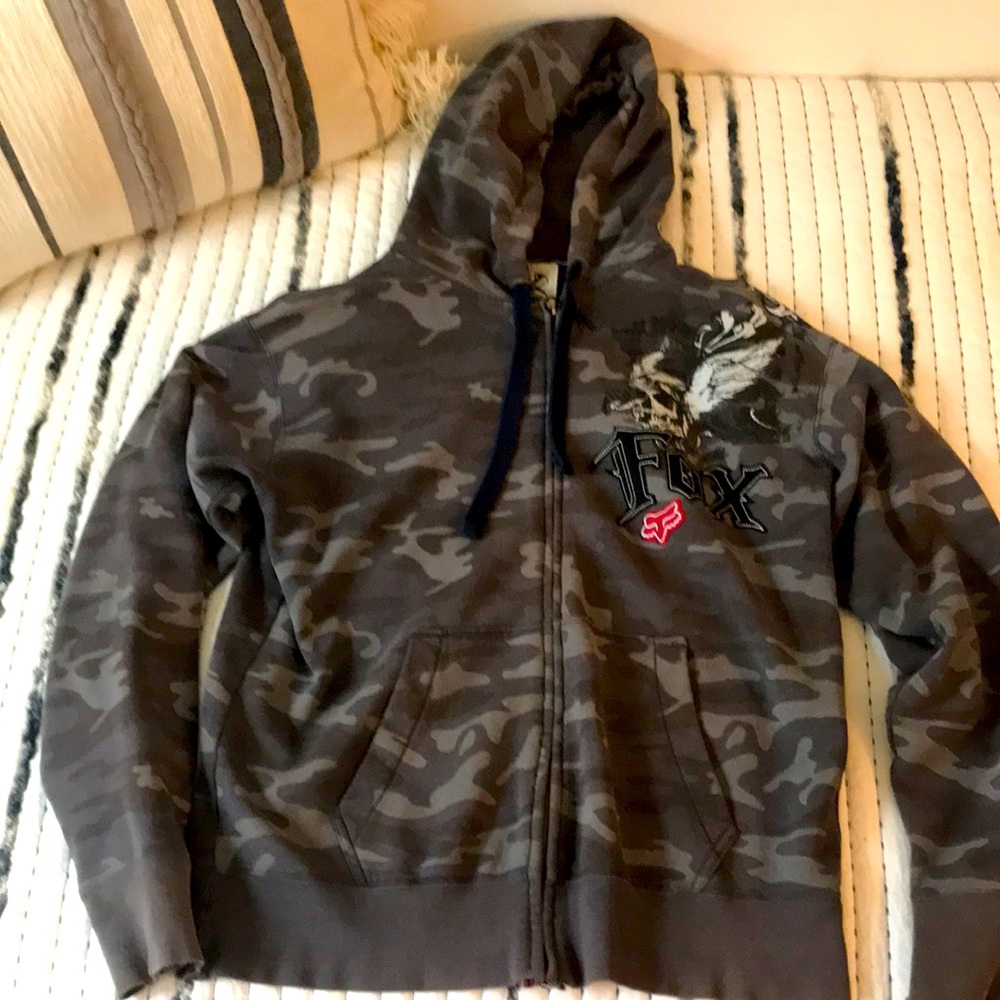 Fox Racing hoody camo Mens L